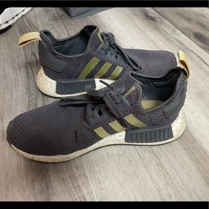 Size 8 Womens black NMDs